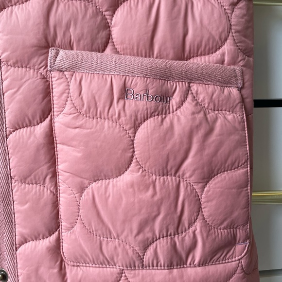 Barbour Quilted Vest with floral pattern lining - Picture 2 of 5